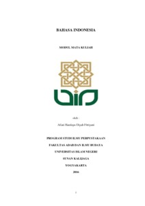 BAHASA INDONESIA : MODUL MATA KULIAH - Institutional Repository UIN ...